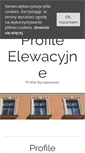 Mobile Screenshot of profile-elewacyjne.eu